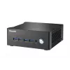 Shuttle Nano PC NA10H7, AMD Ryzen™ 7-8845HS APU, Radeon780M, 2xHDMI, 2xUSB-C 4.0(DP), 2x2.5Gbit LAN, 24/7 continu gebruik, incl. VESA