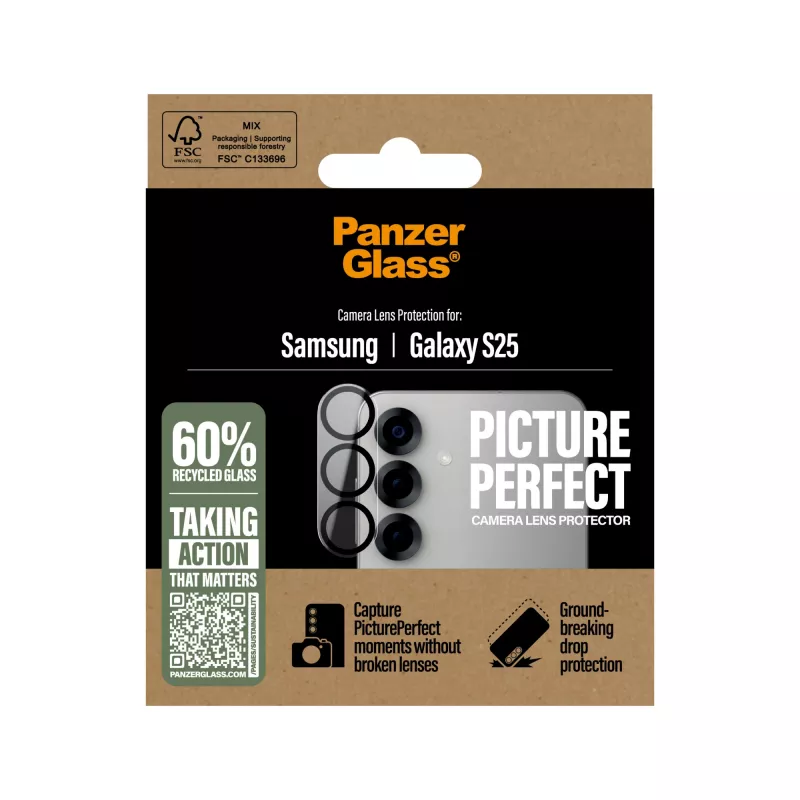 PanzerGlass ® PicturePerfect camera-objectiefbescherming Samsung Galaxy S25