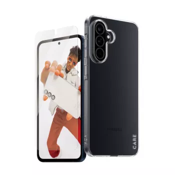 PanzerGlass CARE by Fashion 2-in-1 bundel Samsung Galaxy A56 5G kras- en stootvast