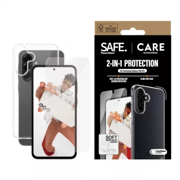 PanzerGlass CARE by Fashion 2-in-1 bundel Samsung Galaxy A56 5G kras- en stootvast