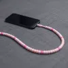 Club 3D CAC-3010 USB-C-naar-USB-C-kralenkabel, 2 m, PD 60 W, 480 Mbps, roze