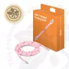 Club 3D CAC-3010 USB-C-naar-USB-C-kralenkabel, 2 m, PD 60 W, 480 Mbps, roze