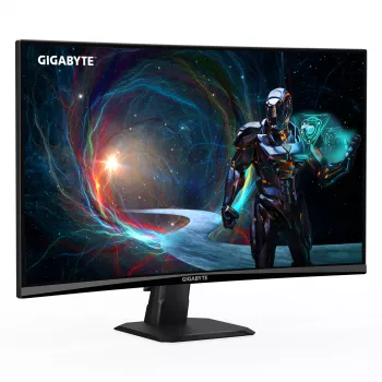 GIGABYTE GS27QCA 27 inch QHD curved gaming monitor - 2560 x 1440, 180Hz, 1ms, 250 cd/m², FreeSync, HDR Ready, HDMI 2.0, DisplayPort 1.4