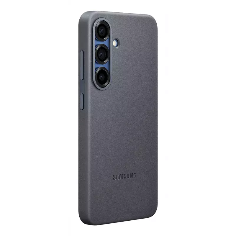 Hoesje Samsung Galaxy S25 kunstleren hoesje zwart