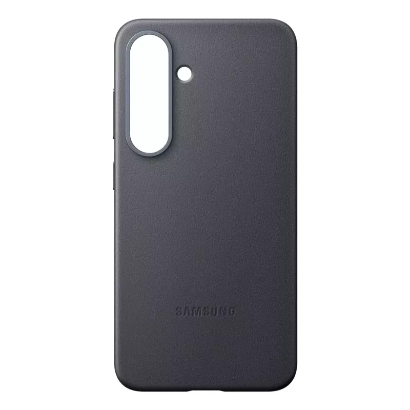 Hoesje Samsung Galaxy S25 kunstleren hoesje zwart
