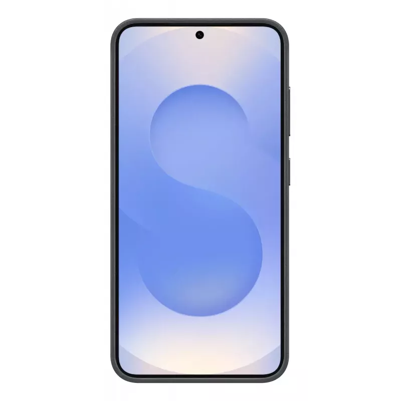 Hoesje Samsung Galaxy S25 kunstleren hoesje zwart
