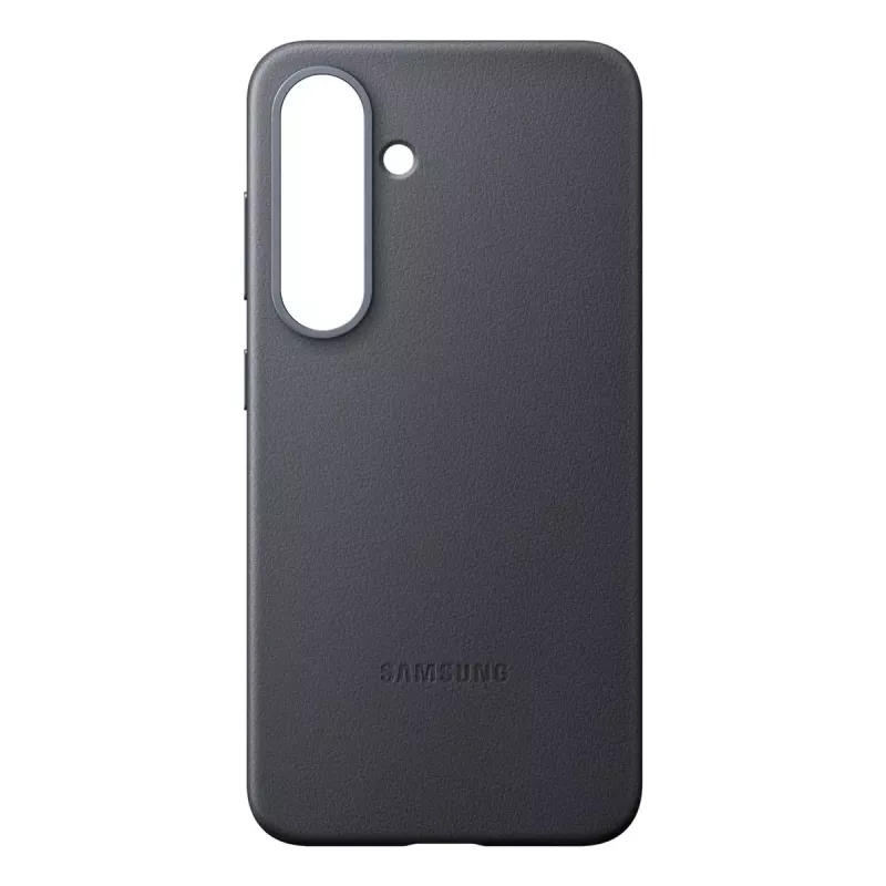 Hoesje Samsung Galaxy S25 kunstleren hoesje zwart