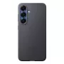 Hoesje Samsung Galaxy S25 kunstleren hoesje zwart