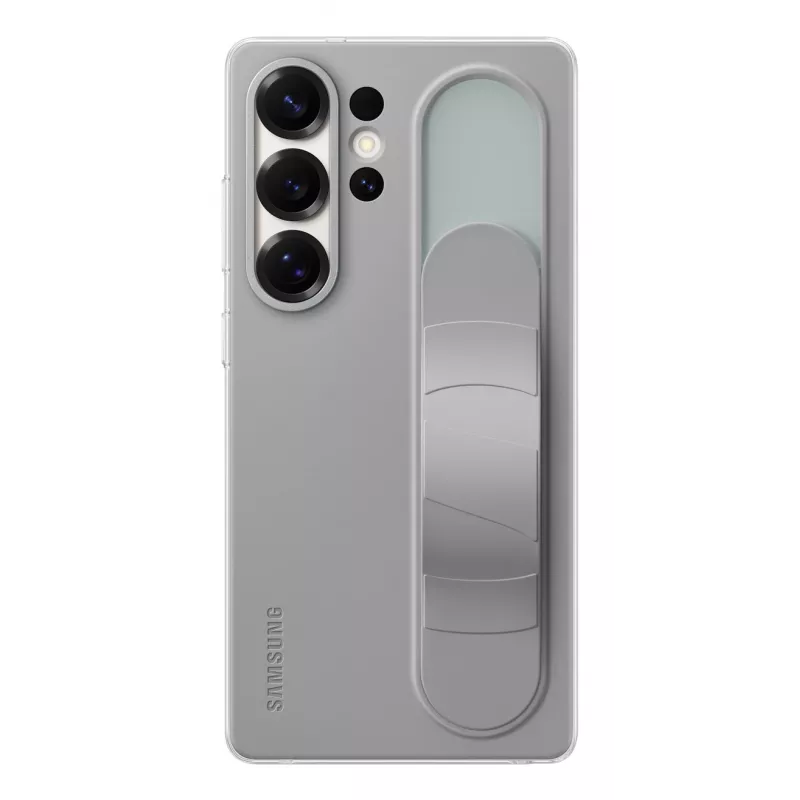 Samsung EF-GS938CJEGWW Standing Grip Case voor Galaxy S25 Ultra, siliconen, grijs