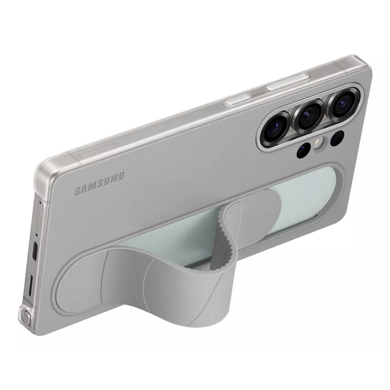 Samsung EF-GS938CJEGWW Standing Grip Case voor Galaxy S25 Ultra, siliconen, grijs