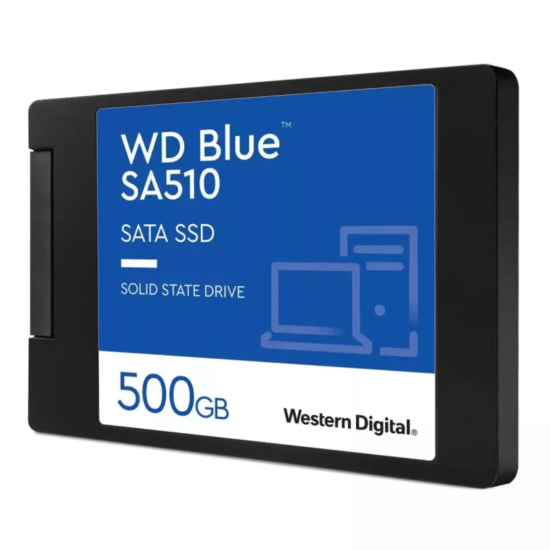 WESTERN DIGITAL SSD - WD Blue SA510 - 500GB - SATA 6Gb/s - 2.5in - 7mm met behuizing