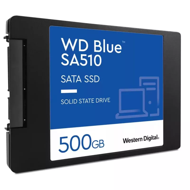 WESTERN DIGITAL SSD - WD Blue SA510 - 500GB - SATA 6Gb/s - 2.5in - 7mm met behuizing