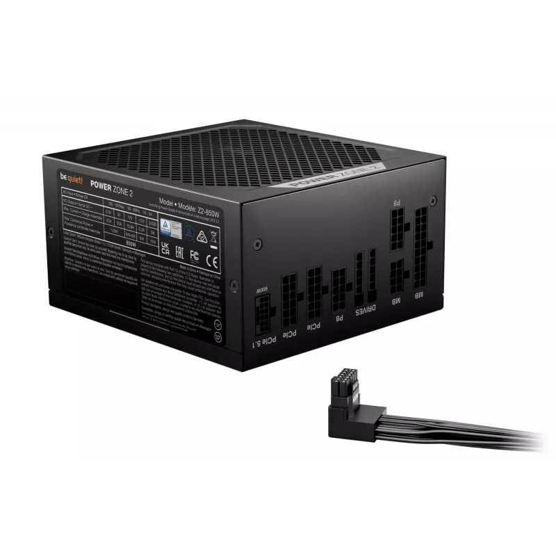 be quiet! POWER ZONE 2 850W Voeding 20+4 pin ATX ATX Zwart