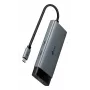 TP-Link UH5020C USB-C-hub, 5 poorten, HDMI 4K@60Hz, 100 W Power Delivery, 1x USB-C, 2x USB-A, 5 Gbps, aluminium, grijs