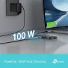 TP-Link UH5020C USB-C-hub, 5 poorten, HDMI 4K@60Hz, 100 W Power Delivery, 1x USB-C, 2x USB-A, 5 Gbps, aluminium, grijs