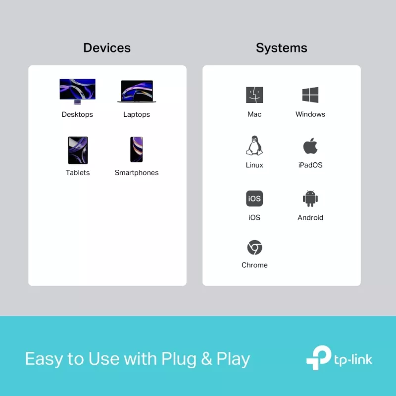 TP-Link UH5020C USB-C-hub, 5 poorten, HDMI 4K@60Hz, 100 W Power Delivery, 1x USB-C, 2x USB-A, 5 Gbps, aluminium, grijs