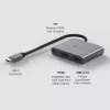 USB Type-C Hub TP-Link UH3020C — 3-poorts (HDMI, USB-A, USB-C), 5 Gbit/s, HDMI 4K@60Hz, PD tot 100W, aluminium, 0,18 m kabel