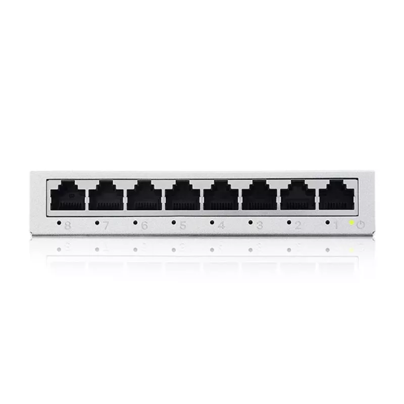 Zyxel GS-108BV5-EU0101F Netwerk-switch Unmanaged L2 Gigabit Ethernet (10/100/1000)