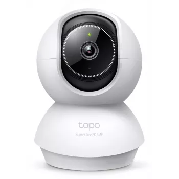 TP-Link Tapo Pan/Tilt AI Home Security Wi-Fi Camera SPEC: 3K 5MP (2880×1620), 2.4 GHz, horizontaal 360º