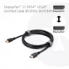 CLUB3D DisplayPort™ 2.1 DP54™ VESA® gecertificeerde kabel 8K120Hz 3m/ 9.84ft