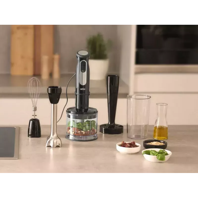 Braun MultiQuick 5 Pro 0.6 L Staafmixer 1000 W Zwart, Zilver
