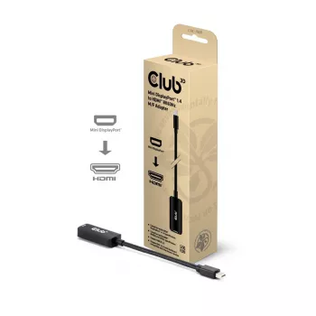 Adapter club 3d Mini DisplayPort 1.4 naar HDMI 8K60Hz M/F, Mini DisplayPort stekker