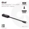 Adapter club 3d Mini DisplayPort 1.4 naar HDMI 8K60Hz M/F, Mini DisplayPort stekker