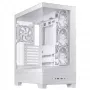 PC-behuizing ASUS A31 Plus TG ARGB WHITE Midi Tower — ATX, Tempered Glass, ARGB, 3x120mm + 1x120mm ventilator, 38 cm GPU, 165 mm CPU-koeler