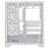 PC-behuizing ASUS A31 Plus TG ARGB WHITE Midi Tower — ATX, Tempered Glass, ARGB, 3x120mm + 1x120mm ventilator, 38 cm GPU, 165 mm CPU-koeler