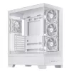 PC-behuizing ASUS A31 Plus TG ARGB WHITE Midi Tower — ATX, Tempered Glass, ARGB, 3x120mm + 1x120mm ventilator, 38 cm GPU, 165 mm CPU-koeler