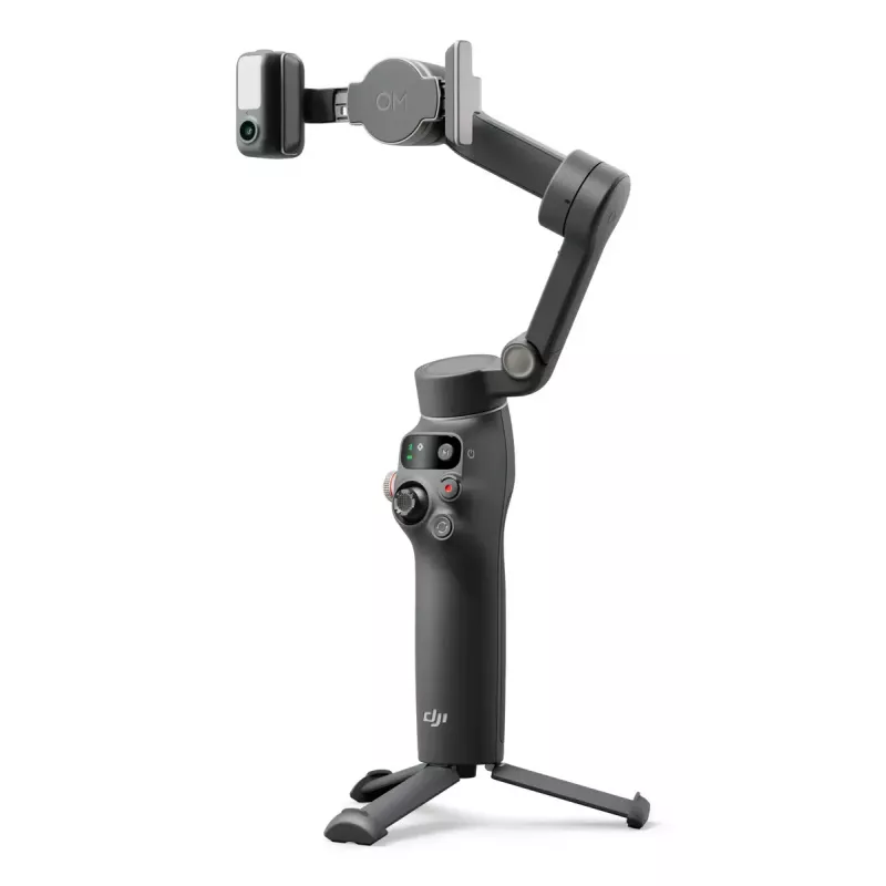 DJI Osmo Mobile 7P smartphonegimbal, 3-assige stabilisatie, ActiveTrack 7.0, telescoopstang, Bluetooth 5.3, donkergrijs