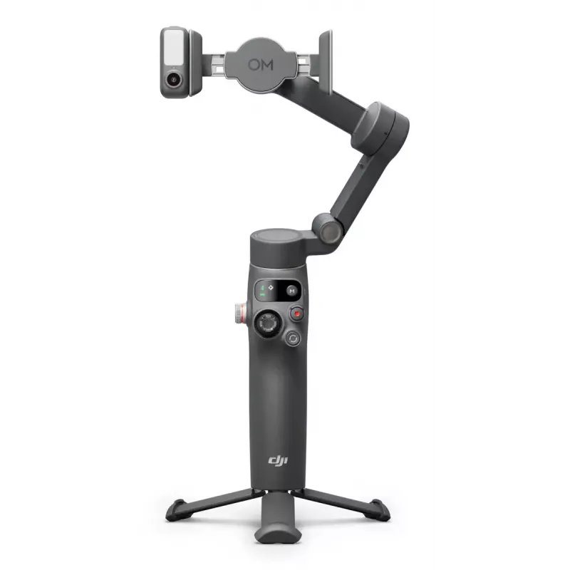 DJI Osmo Mobile 7P smartphonegimbal, 3-assige stabilisatie, ActiveTrack 7.0, telescoopstang, Bluetooth 5.3, donkergrijs