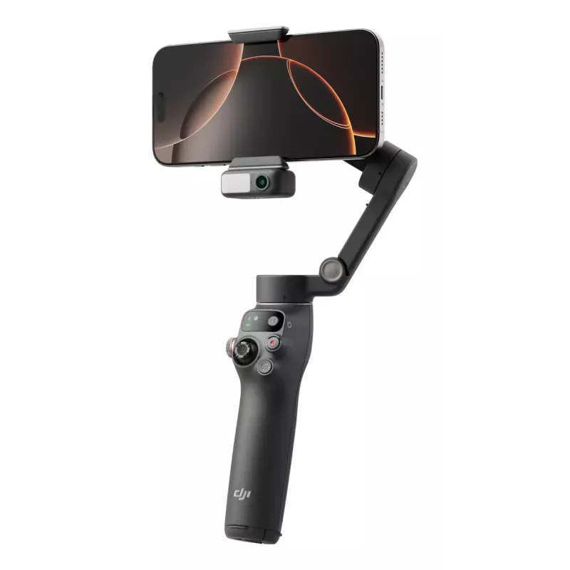DJI Osmo Mobile 7P smartphonegimbal, 3-assige stabilisatie, ActiveTrack 7.0, telescoopstang, Bluetooth 5.3, donkergrijs