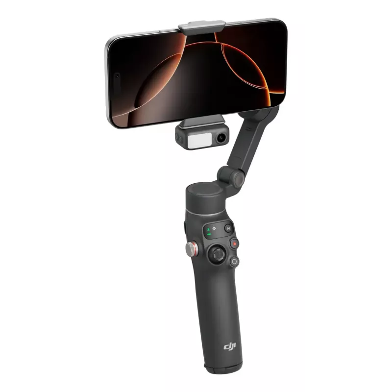 DJI Osmo Mobile 7P smartphonegimbal, 3-assige stabilisatie, ActiveTrack 7.0, telescoopstang, Bluetooth 5.3, donkergrijs