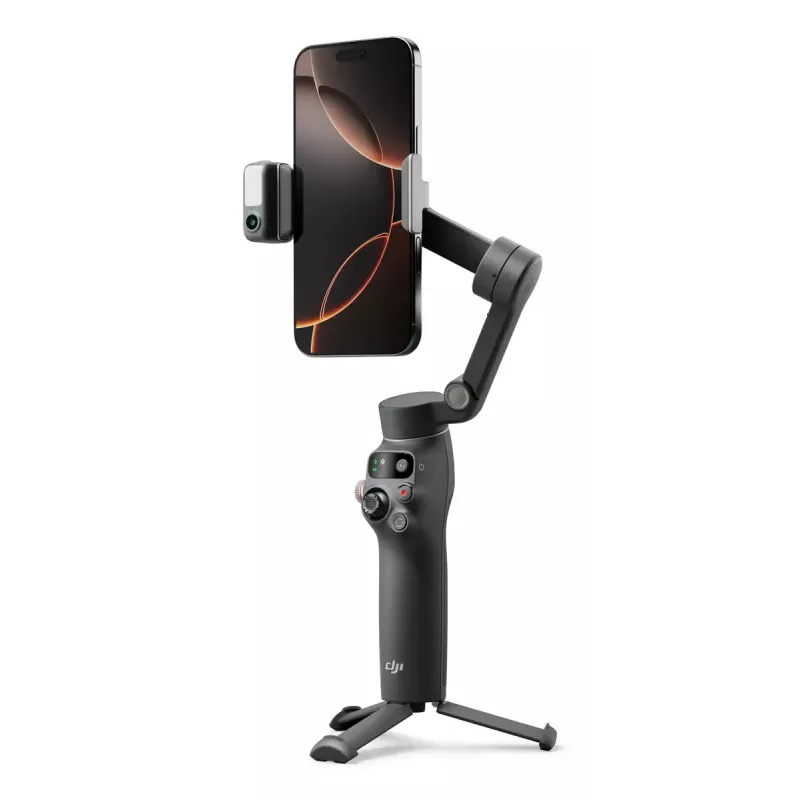 DJI Osmo Mobile 7P smartphonegimbal, 3-assige stabilisatie, ActiveTrack 7.0, telescoopstang, Bluetooth 5.3, donkergrijs