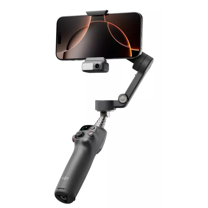 DJI Osmo Mobile 7P smartphonegimbal, 3-assige stabilisatie, ActiveTrack 7.0, telescoopstang, Bluetooth 5.3, donkergrijs