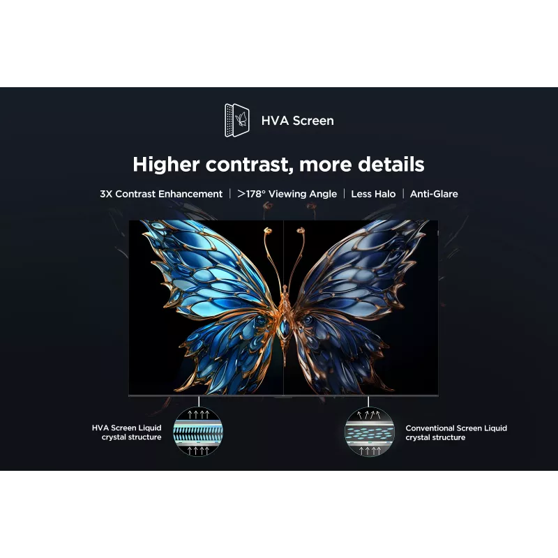 TCL V6C 65V6C tv 165,1 cm (65 inch) 4K Ultra HD smart tv Wi-Fi metallic 280 cd/m²