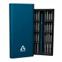 Precisieschroevendraaierset Arctic AETLS00001A — staalbits-set, blauwe greep
