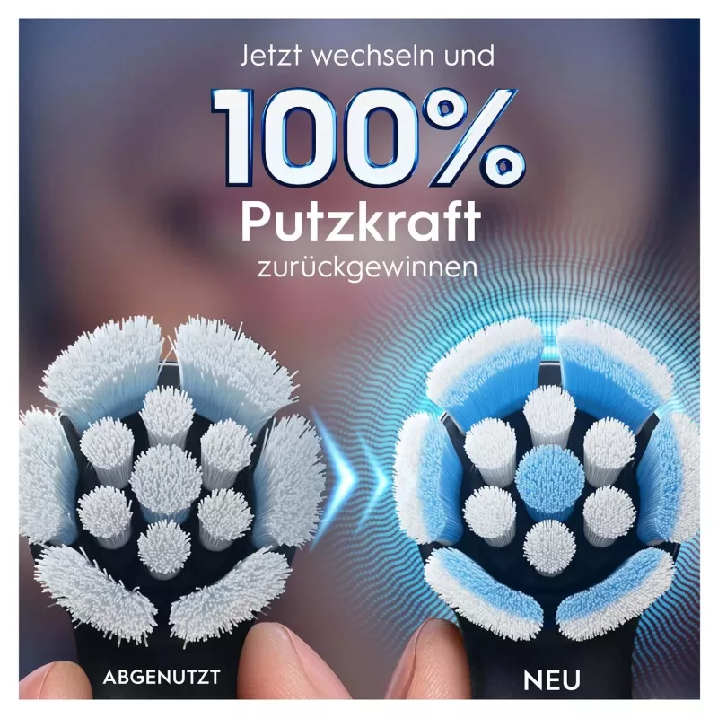 Oral-B 194631 tandenborstelkop 4 stuks zwart