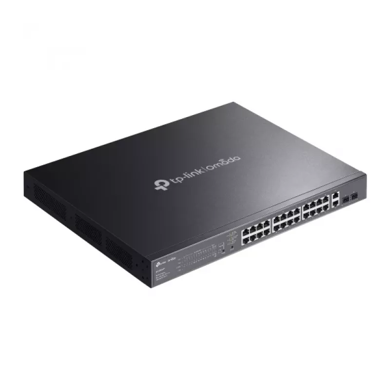 TP-Link Omada ES228GMP netwerkswitch managed L2 Gigabit Ethernet (10/100/1000) Power over Ethernet (PoE) zwart