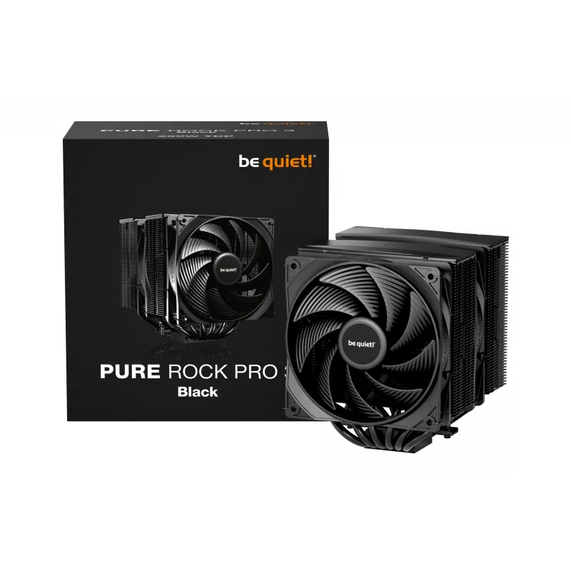 be quiet! Pure Rock Pro 3 zwart processorluchtkoeler 12 cm 1 stuk