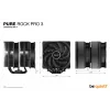 be quiet! Pure Rock Pro 3 zwart processorluchtkoeler 12 cm 1 stuk