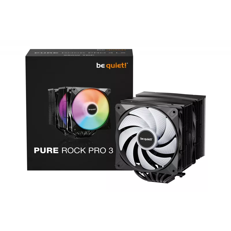 be quiet! Pure Rock Pro 3 LX zwart processor-luchtkoeler 12 cm 1 stuk