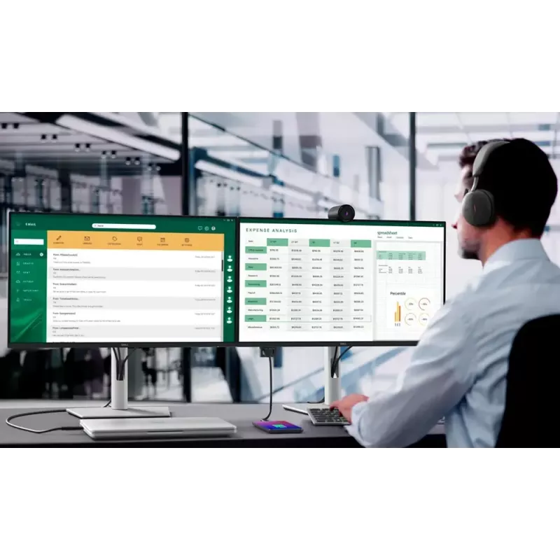 DELL Pro Plus P2425DE computermonitor 61 cm (24 inch) 2560 x 1440 pixel Quad HD LCD zwart