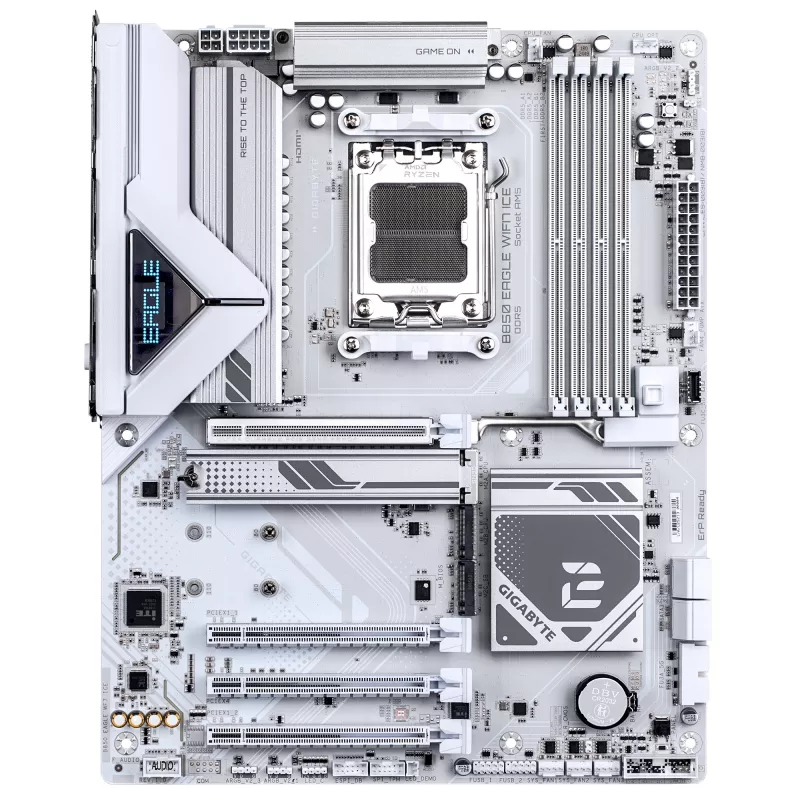 Moederbord GIGABYTE B850 EAGLE WIFI7 ICE, AMD B850, socket AM5, ATX