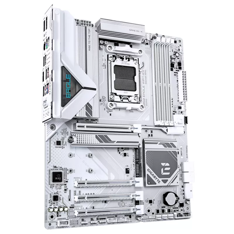 Moederbord GIGABYTE B850 EAGLE WIFI7 ICE, AMD B850, socket AM5, ATX