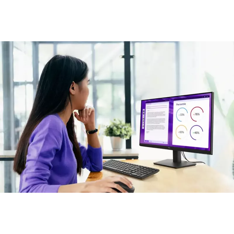 DELL E Series E2425HM computermonitor 60,5 cm (23,8 inch) 1920 x 1080 pixel Full HD LCD zwart