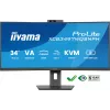 iiyama ProLite XCB3497WQSNPH-B1 computermonitor 86,4 cm (34 inch) 3440 x 1440 pixel UltraWide Quad HD LED zwart