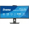 iiyama ProLite XCB3497WQSNPH-B1 computermonitor 86,4 cm (34 inch) 3440 x 1440 pixel UltraWide Quad HD LED zwart