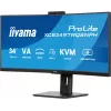 iiyama ProLite XCB3497WQSNPH-B1 computermonitor 86,4 cm (34 inch) 3440 x 1440 pixel UltraWide Quad HD LED zwart